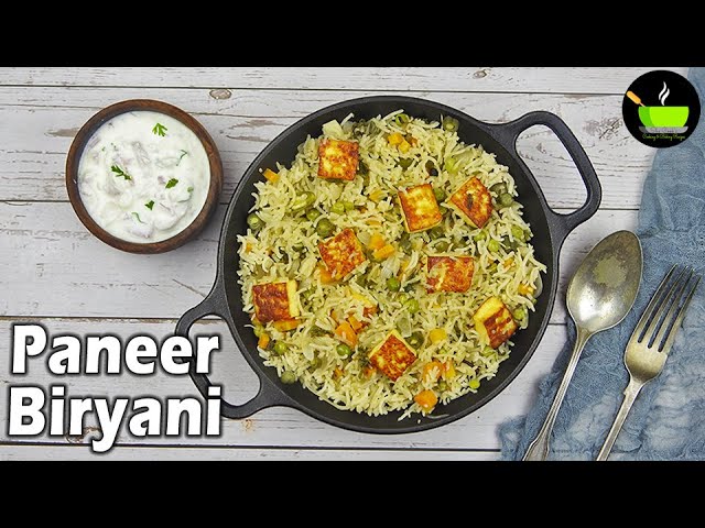 Paneer Biryani Recipe | Paneer Pulao | How To Make Paneer Pulao | Instant Rice Recipes| Variety Rice | She Cooks