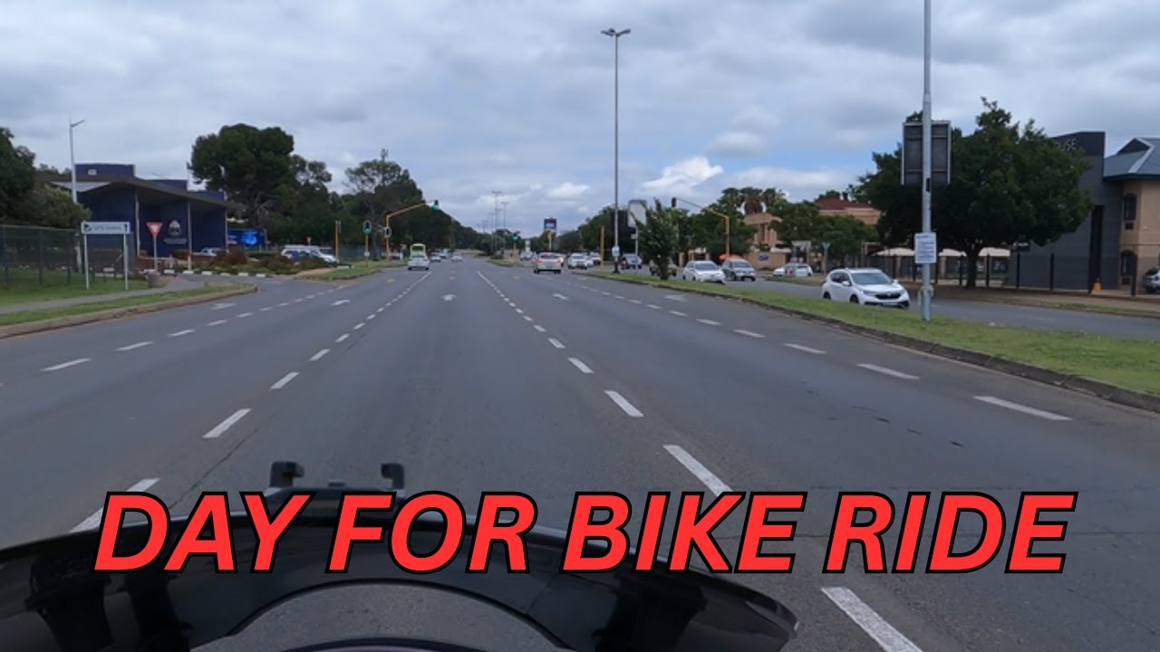 Поездка по Блумфонтейну на моем Suzuki Boulevard.