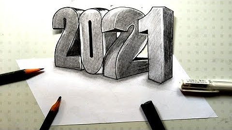 How to draw 3d 2021, 3d trick Art on paper ! 3D Art 2021