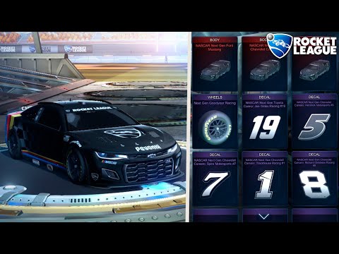 LANÇOU OS NOVOS CARROS DA NASCAR NEXT GEN NO ROCKET LEAGUE