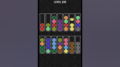Ball sort puzzle level 235