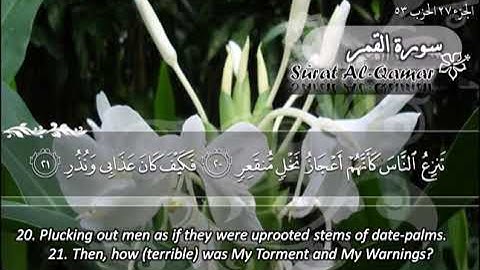054  سورة القمر ماهر المعيقلي  Sûrat Al Qamar Maher Al Muaiqly