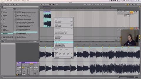 Sampling with MPC style workflow in Ableton Live