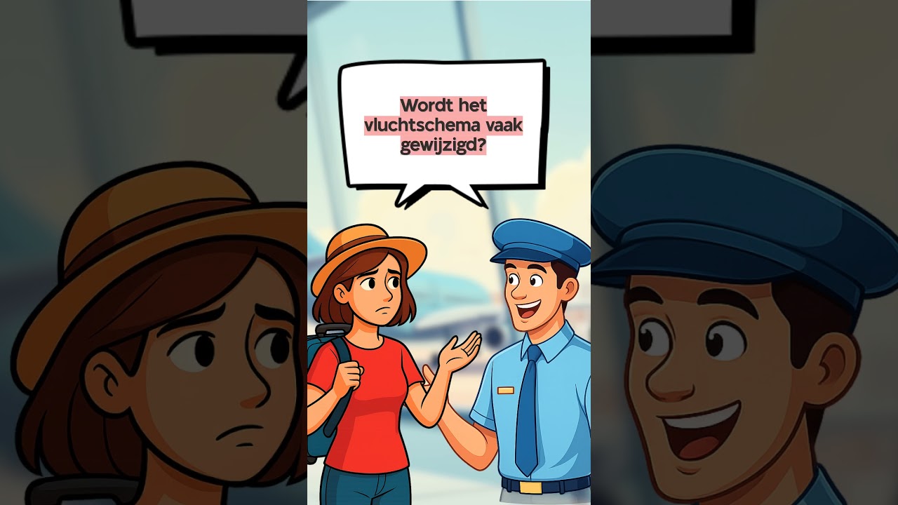 🇳🇱 Dutch Dialogues for Beginners | Bij de gate op de luchthaven