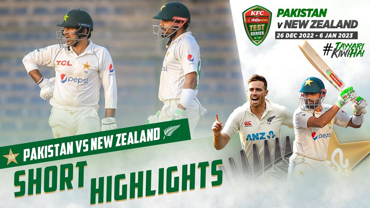 Short Highlights Pakistan vs New Zealand 1st Test Day 1 PCB MZ1L