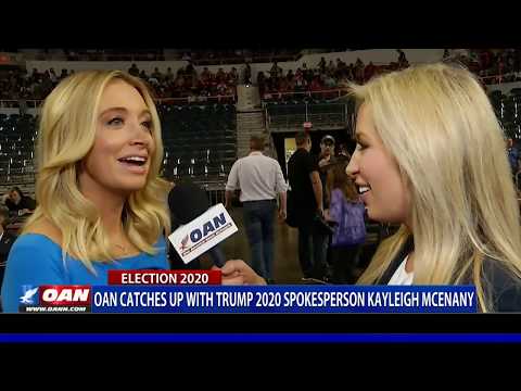 OAN catches up with Trump 2020 spokesperson Kayleigh McEnany