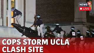 Pro Palestine Protest At UCLA LIVE | Police On Campus At UCLA Amid Pro Palestine Protests | N18L