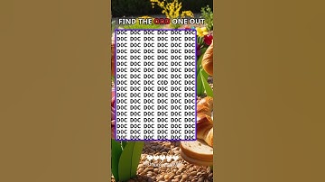 🌷 Braingame ㅣFind the Odd One Out