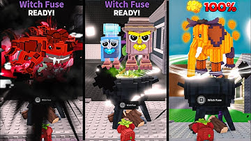 ROBLOX I USE STRAWBERRY ELEPHANT TO WITCH FUSE - x 10 Secret Spooky And Pumpky - Steal a Brainrot