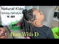 Natural Holiday Hairstyle: Toddler Edition | Busy With D