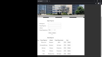 Belajar membuat halaman web dinamis dengan beberapa fitur sederhana.