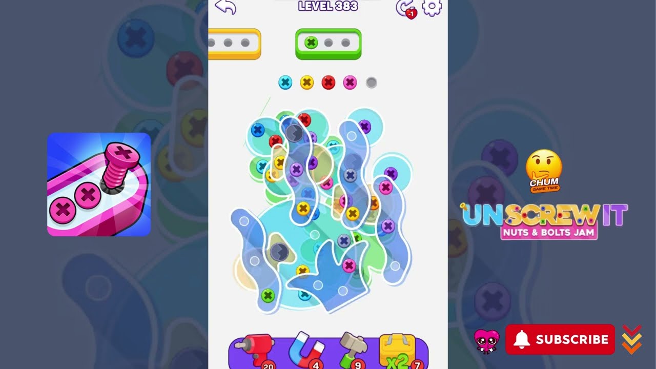 Screw Out: Jam Puzzle - Level 383 - Gameplay walkthrough
