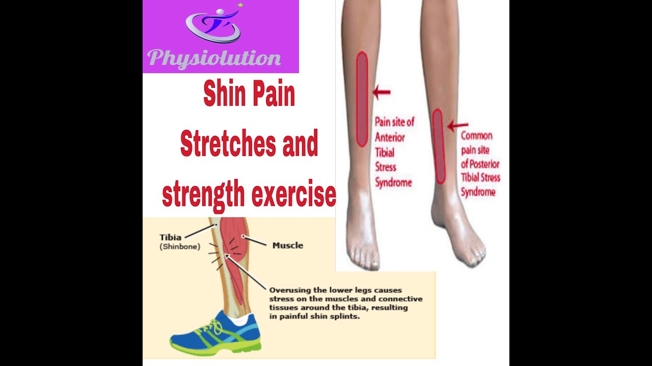 Six Simple Shin Pain Relief Stretches And Strengthening Exercises