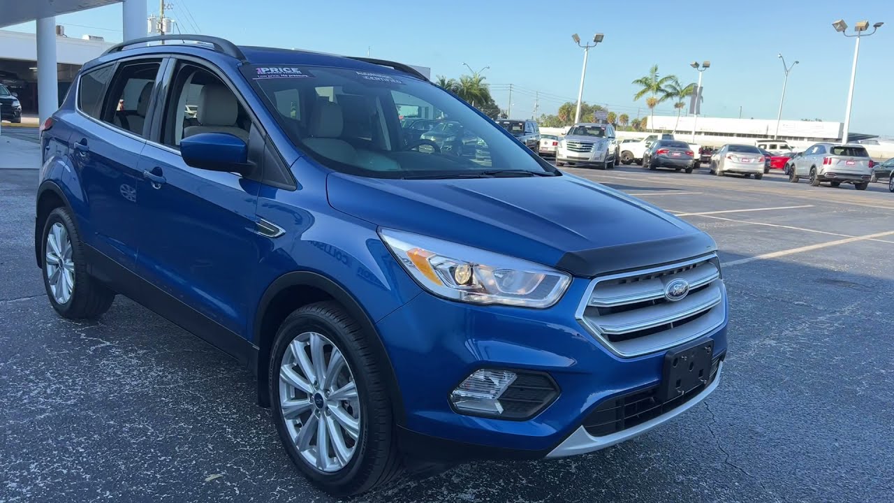 2019 Ford Escape SEL SUV Blue
