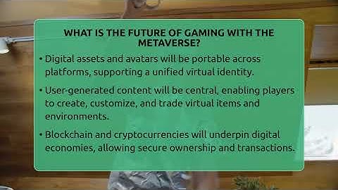 What Is The Future Of Gaming With The Metaverse? - Video Gamers Vault