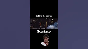 Historic #AlPacino moment 😳 #behindthescenes #scarface #80smovies #classicmovies #thanksforwatching