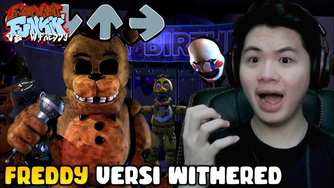 Friday Night Funkin' VS Withered Freddy FULL WEEK + Cutscenes (Five Nights  at Freddy's) (FNF Mod) 