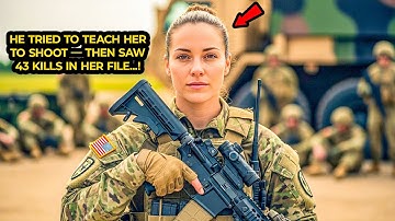 Let Me Teach You to Shoot” — They Laughed at the Quiet Sniper Until a SEAL Colonel Saw Her Record