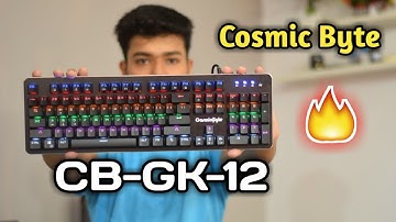 Cosmic Byte CB-GK-12 RGB Mechanical Gaming Keyboard with Blue Switches Review!