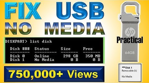 Fix USB Flash No Media error | Repair pendrive not show in computer | Recover USB flash | IT Adobe