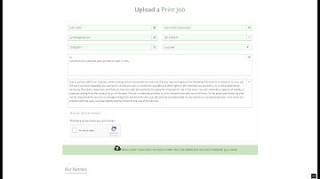 How to upload a print job through the Aish Solutions website