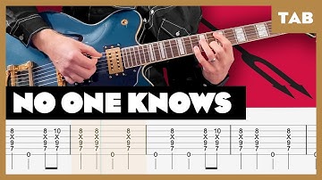 Queens of the Stone Age - No One Knows - Guitar Tab | Lesson | Cover | Tutorial | Gretsch