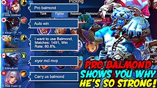 LITERALLY EVERYBODY IS SLEEPING ON BALMOND BUT HE'S ACTUALLY LOWKEY REALLY POWERFUL! | MLBB