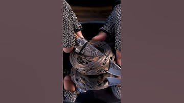 Cutting a iron smoke loop with surreal precision #ai #asmr #abstract