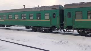 Evolution ТЭП33А-0042 поезд #385 Новосибирск-Бишкек