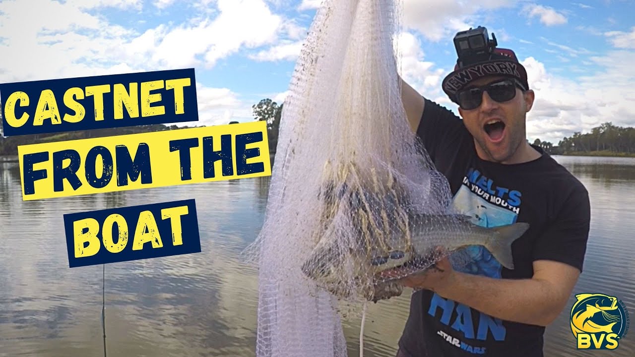 How to CAST NET FROM THE BOAT 