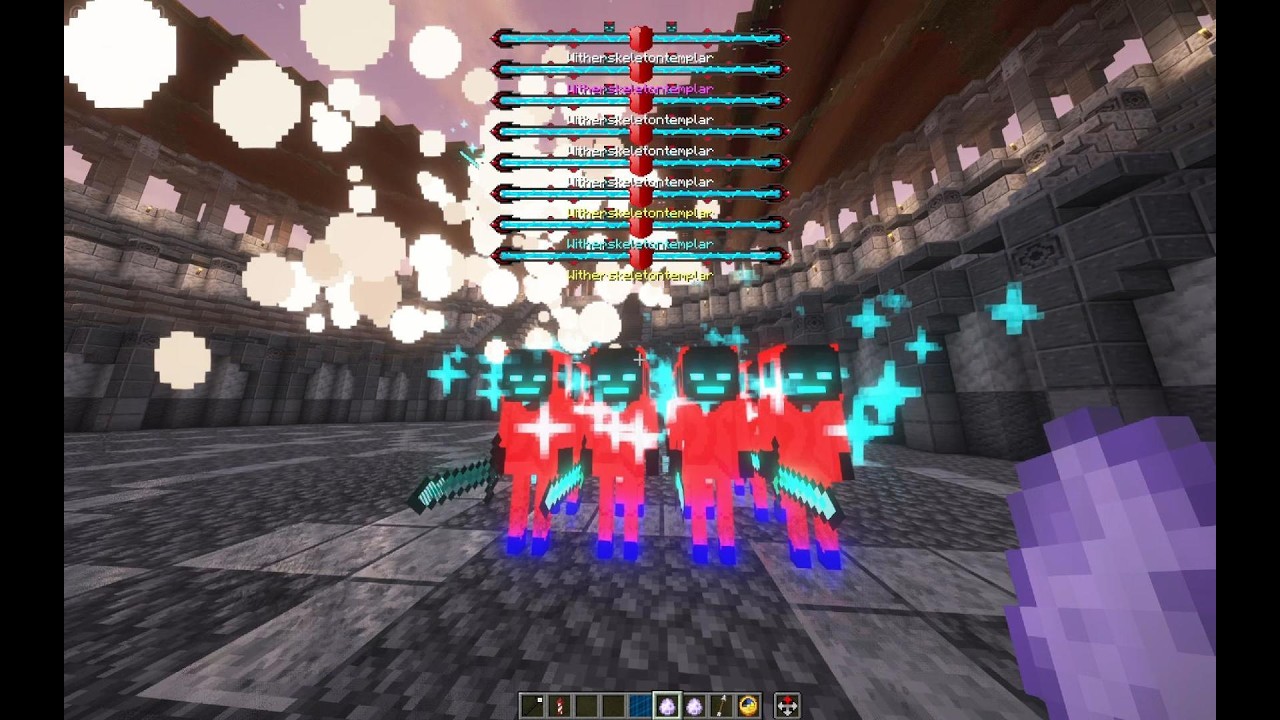 Overpowered Skeleton I Unleashed a HOLY Skeleton Knight in Minecraft... It's OVERPOWERED ...