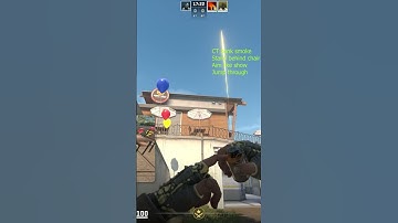 YOU NEED TO KNOW THIS SMOKE : CS2 Overpass - A site smoke from mid #shorts #cs2 #overpass