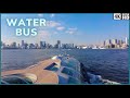 Super cool water bus route in japan odaiba to asakusa