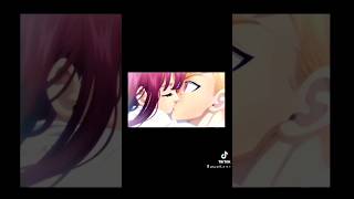 El beso de Lancelot y Ginebra❤️🥺 #anime #mokushirokunoyonkishi #romantic #amor #fandub @admileo