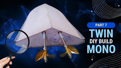 RC Boat Build - Twin motor mono part 7
