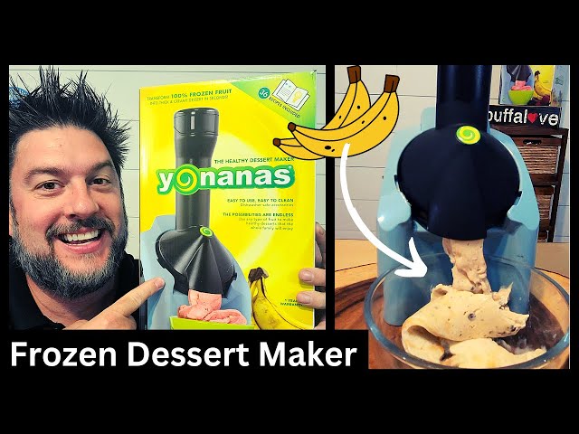 Yonanas Deluxe Frozen Dessert Maker With Bowls and Spatula 