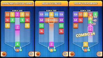 Number Tiles - Merge Puzzle Game Android Gameplay