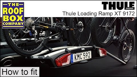 Thule Loading Ramp XT 9172 - Tow bar Bike Rack Accessory - How to fit