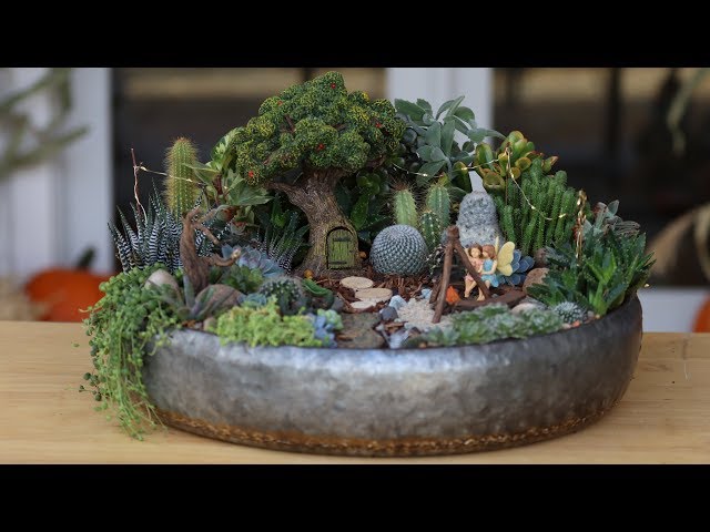 Succulent Treehouse Fairy Garden! ‍♀️// Garden Answer