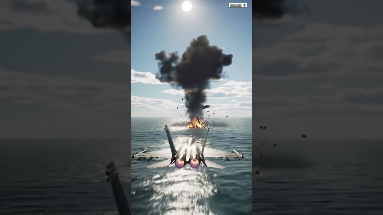  Fighter Jets Collide In Mid Air Massive Explosion Over The Ocean Shorts