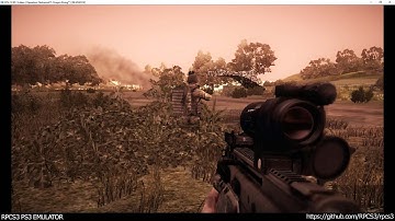 RPCS3 PS3 Emulator - Operation Flashpoint: Dragon Rising Ingame! VULKAN (450d453) LLVM