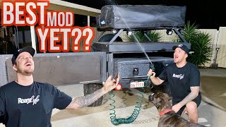 12 Volt Water System For CAMPING Using Cheap JERRY CANS!! Camper Trailer Build