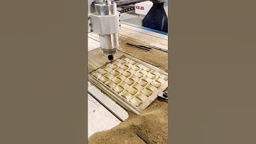 Cnc texture pattern #engraving #cncwoodworking #artcam #mostsatisfyingvideo