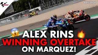 Alex Rins winning overtake on Marc Marquez! | 2019 #BritishGP