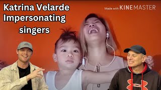 Two Rock Fans MIND BLOWN BY KATRINA VELARDE IMPERSONATING SINGERS