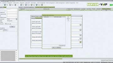 VOS3000 Configuration Vendor Creation (Routing Gateway) Demo