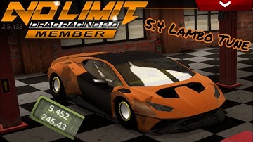 5.4 Lamborghini Huracan Fastest Tune - No Limit Drag Racing 2