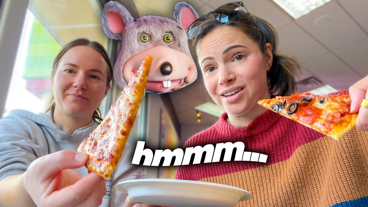 Is Chuck E. Cheese pizza as good as we remember it? 🍕
