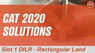 CAT 2020 Solutions Slot 3 DILR | Rectangular Land | Question & Answer | 2IIM Online CAT Preparation