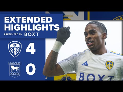 Extended highlights | Leeds United 4-0 Ipswich Town | EFL Championship